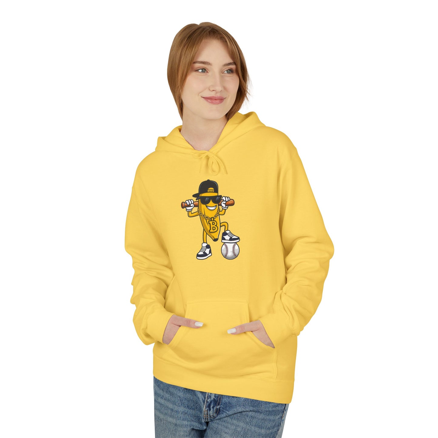 Playful Sports Fleece Hoodie – Unisex Softstyle, Perfect for Athletes, Gift for Him/Her, Sports Events, Casual Wear