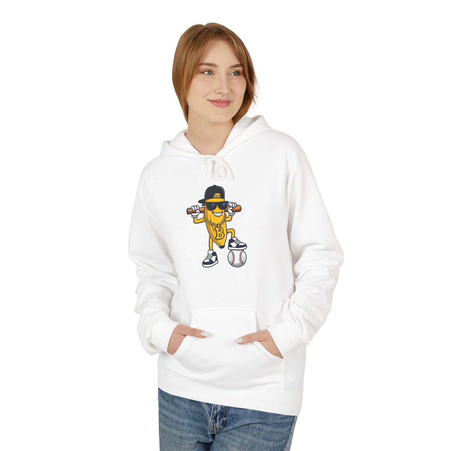 Playful Sports Fleece Hoodie – Unisex Softstyle, Perfect for Athletes, Gift for Him/Her, Sports Events, Casual Wear