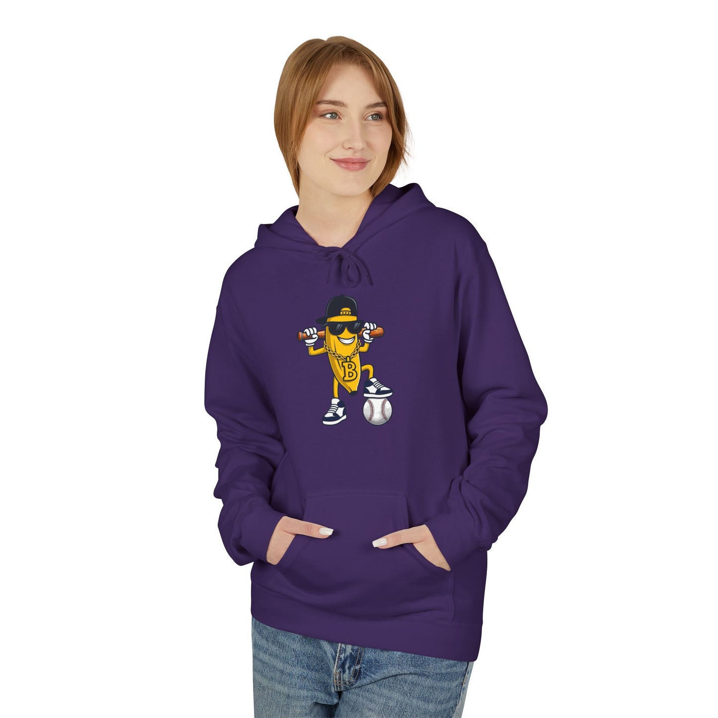 Playful Sports Fleece Hoodie – Unisex Softstyle, Perfect for Athletes, Gift for Him/Her, Sports Events, Casual Wear